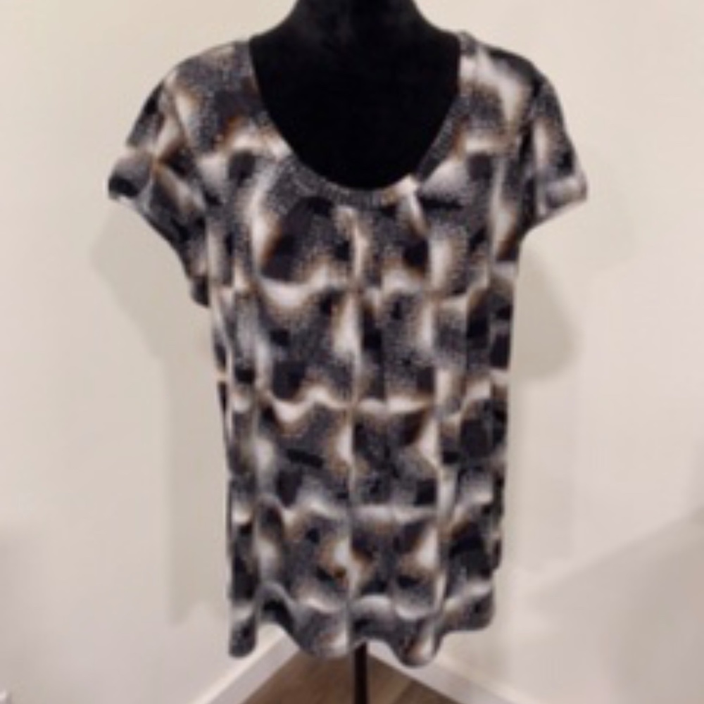 Black & Brown blouse